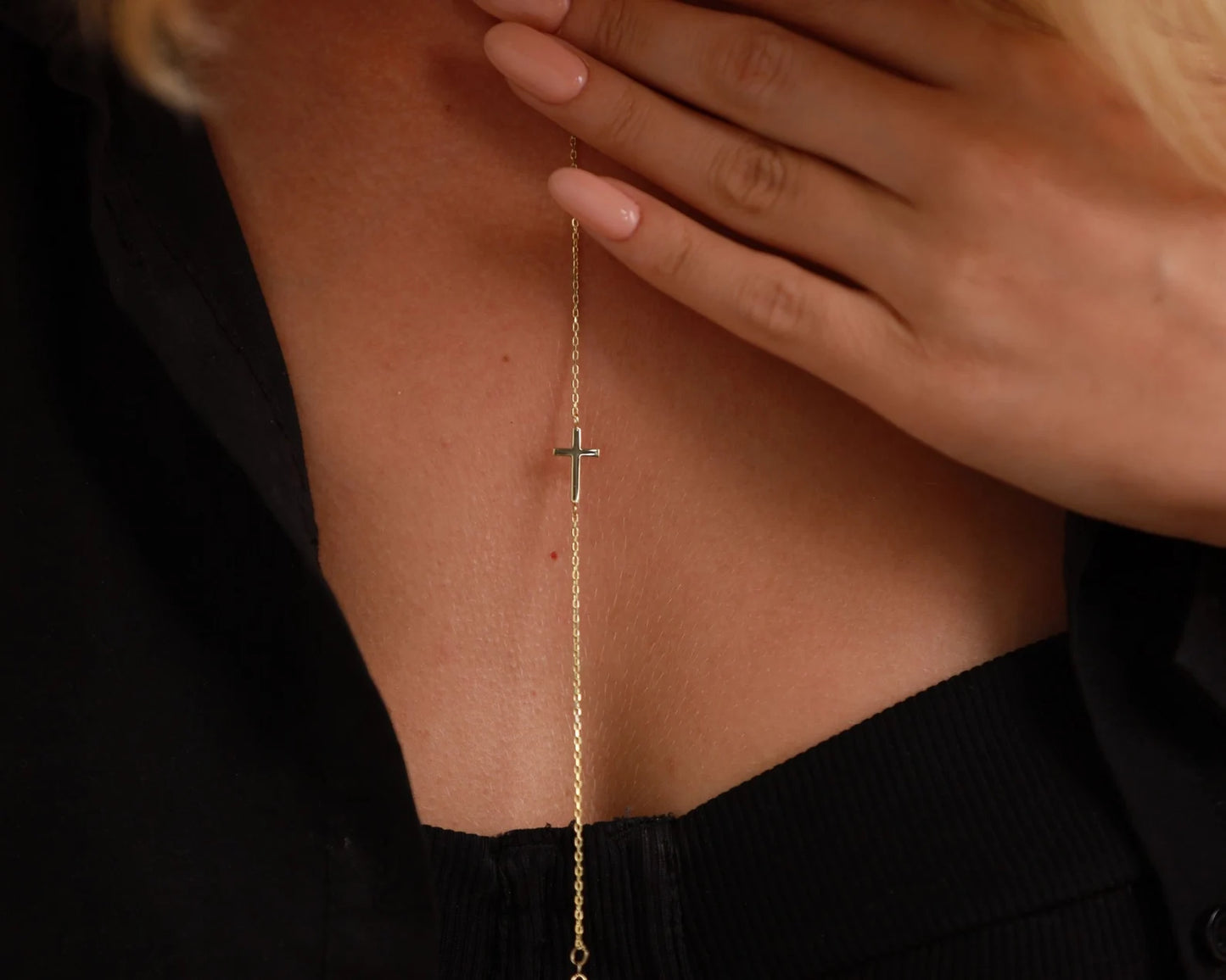 Gold or Silver Cross Bracelet | Christian Jewelry for Women | Dainty Faith Bracelet | Minimalist Religious Gift | Everyday Christian Jewelry
