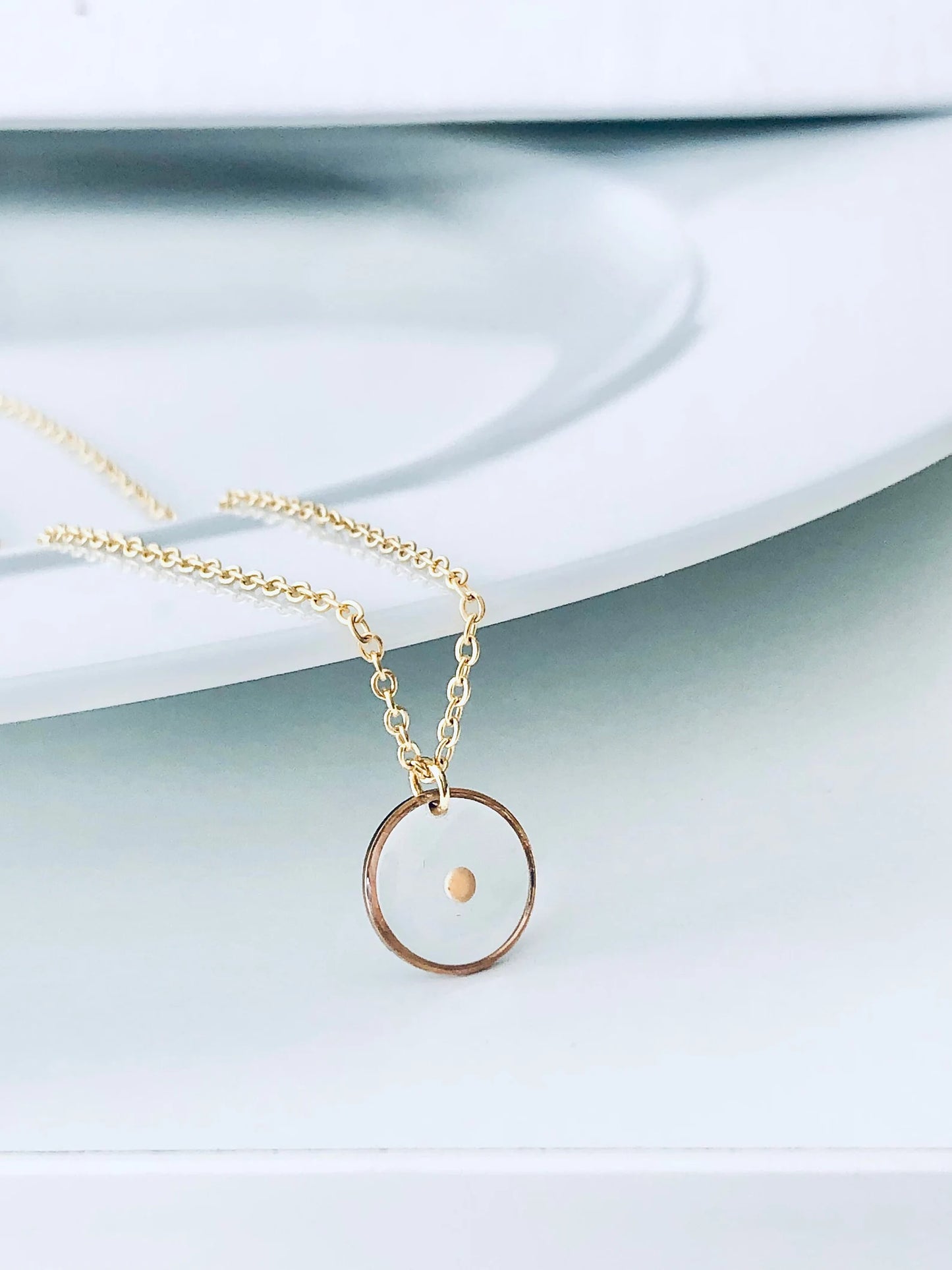 Mustard Seed Necklace in 14K Gold | Christian Faith Jewelry | Dainty Religious Pendant | Bible Verse Matthew 17:20 | Gift for Women