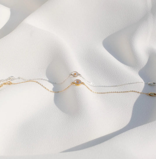 Mustard Seed Bracelet in Gold or Silver | Christian Faith Jewelry | Dainty Religious Gift | Matthew 17:20 Bible Verse Jewelry for Women